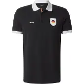 BOSS para hombre. 50559263 Polo Paddy negro (XL), Casual, Poliéster, Manga corta, outlet 2026.
