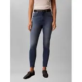 Calvin Klein Jeans High Rise Skinny Indigo Jean Indigo Station Talla: W27 Long | Vaqueros Skinny Outlet | Mujer | Azul
