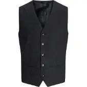 Jack & Jones Chaleco para traje negro
