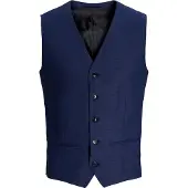 Jack & Jones Chaleco para traje 'JPRSOLARIS' azul noche