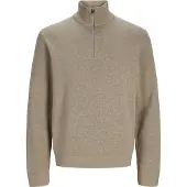 Jack & jones JJ (MAIN)Jersey Con CremalleraLBeige