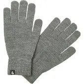 Jack & Jones Guantes con dedos 'Barry' gris oscuro / negro / blanco
