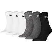 Puma Calcetines deportivos gris / negro / blanco