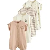 Next Pijama entero/body marfil / capuchino / moca / negro