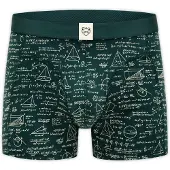 Adam Calzoncillo boxer 'Maths Pro' arena / verde oscuro