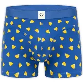 Adam Calzoncillo boxer 'Blue Pineapple Juice' azul / marrón claro / amarillo claro
