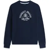 Tommy Hilfiger Sudadera 'Crest Logo' navy / blanco