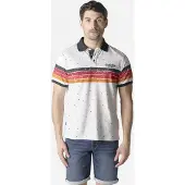 KOROSHI Camiseta mandarina / rojo cereza / negro / offwhite