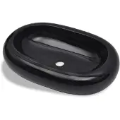 Syfax Lavabo de cerámica ovalado