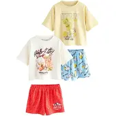 Next Pijama 'Hello Kitty' azul claro / amarillo / rojo / blanco