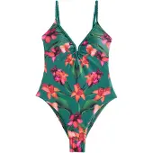 Ted Baker Traje de baño verde / esmeralda / langosta / rosa oscuro