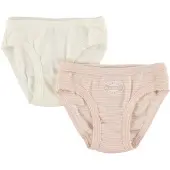 Petit Bateau Calzoncillo rosa / blanco natural