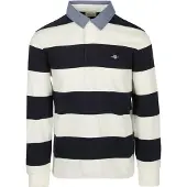 Gant Camiseta navy / azul claro / blanco