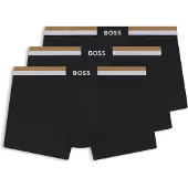 BOSS Calzoncillo boxer 'Motion' arena / negro / blanco