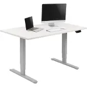 Equip 650803: Estructura de escritorio , modelo Dual, motor eléctrico, capacidad de 125 kg, versión ligera para venta al por menor