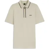 BOSS Camiseta funcional 'Philix GOC' beige / camelo / negro / blanco