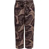 ONLY Pantalón plisado 'CARVilma' marrón / chocolate / capuchino
