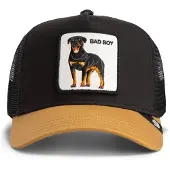 GOORIN BROS. Gorra 'Gorra goorin negra/tostada rottweiller bad boy voi17 trucker cap 3' camelo