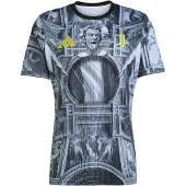 Adidas Camiseta funcional 'Juventus 25/26 Pre-Match' amarillo / gris / negro