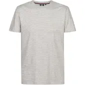 Petrol Industries Camiseta 'Hierro' gris claro / blanco