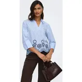 ONLY Blusa 'JDYBille' navy / azul claro / blanco