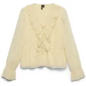 Vero Moda Blusa 'VMDora' amarillo pastel