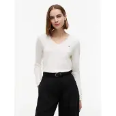 Tommy Hilfiger Jersey 'Gold-tone Button Cuff' marfil
