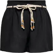 JDY Pantalón ecru / cognac / negro