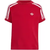Adidas Camiseta '3-Stripes' rojo / blanco
