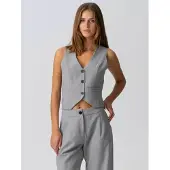 TeeShoppen Chaleco ' Natalie ' gris