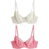 Next Sujetador ecru / amarillo pastel / pitaya / blanco
