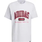Adidas adidasCamiseta estampada de inspiración universitaria L Light Grey Heather Hombre