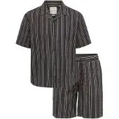 Only & Sons Ropa para correr 'ONSCRUZ' negro / blanco