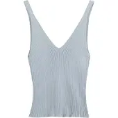 Mela London Top de punto 'Rhada' azul pastel
