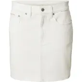 Calvin Klein Jeans Falda '90s Logo Label Mini' blanco denim
