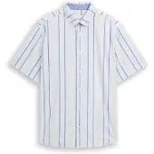 Tom Tailor Camisa navy / azul claro / amarillo / verde