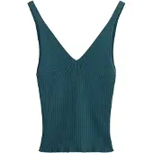 Mela London Top de punto 'Rhada' azul cian