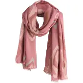 Next Pañuelo gris / pitaya / rosé