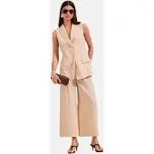 Friends Like These Chaleco para traje beige