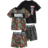 Next Pijama antracita / rojo vivo / negro / blanco