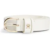 Tommy Hilfiger Cinturón 'TH Monogram' blanco