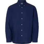 Selected Camisa 'SLHKALLE' azul oscuro