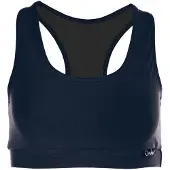 Winshape Sujetador deportivo 'WVR1' azul oscuro / blanco