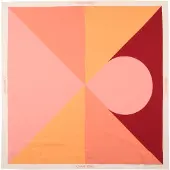 Calvin Klein Pañuelo 'Colour-blocked' naranja / rosa / rojo oscuro