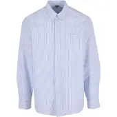 Urban Classics Camisa azul claro / blanco
