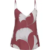Cyberjammies Top 'Josie' gris claro / rojo / offwhite