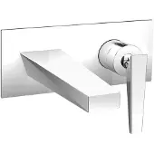 CASA39 Cristina Fractal: Mezclador mural para lavabo, modelo CRIFT95651