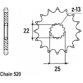 Sifam Piñón Delantero 12427cz14