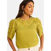Love & roses Blusa kiwi