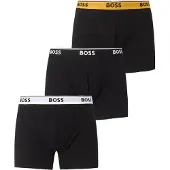 BOSS Calzoncillo boxer 'Power' azul pastel / curry / negro / blanco